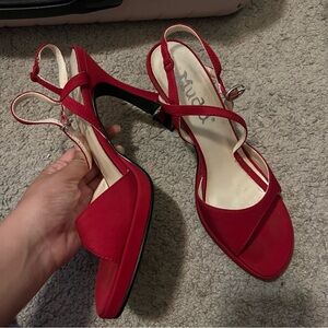 Vintage red heels